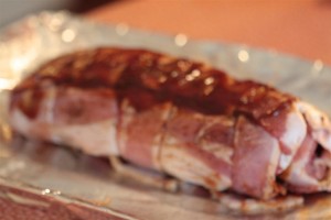 Bacon Explosion (uncooked)